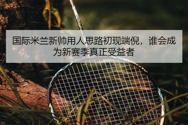 国际米兰新帅用人思路初现端倪，谁会成为新赛季真正受益者